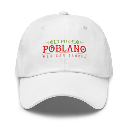 Old Pueblo Poblano White Ball Cap