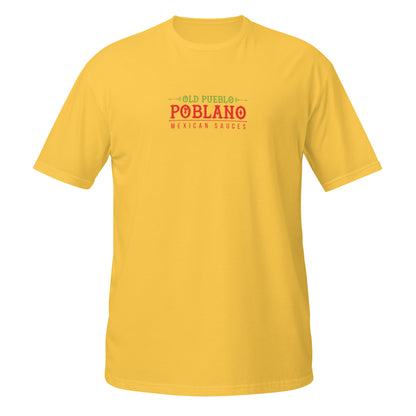 Unisex T-Shirt in Yellow Old Pueblo Poblano Logo